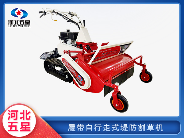 防汛救災(zāi)履帶自行走式堤防割草機